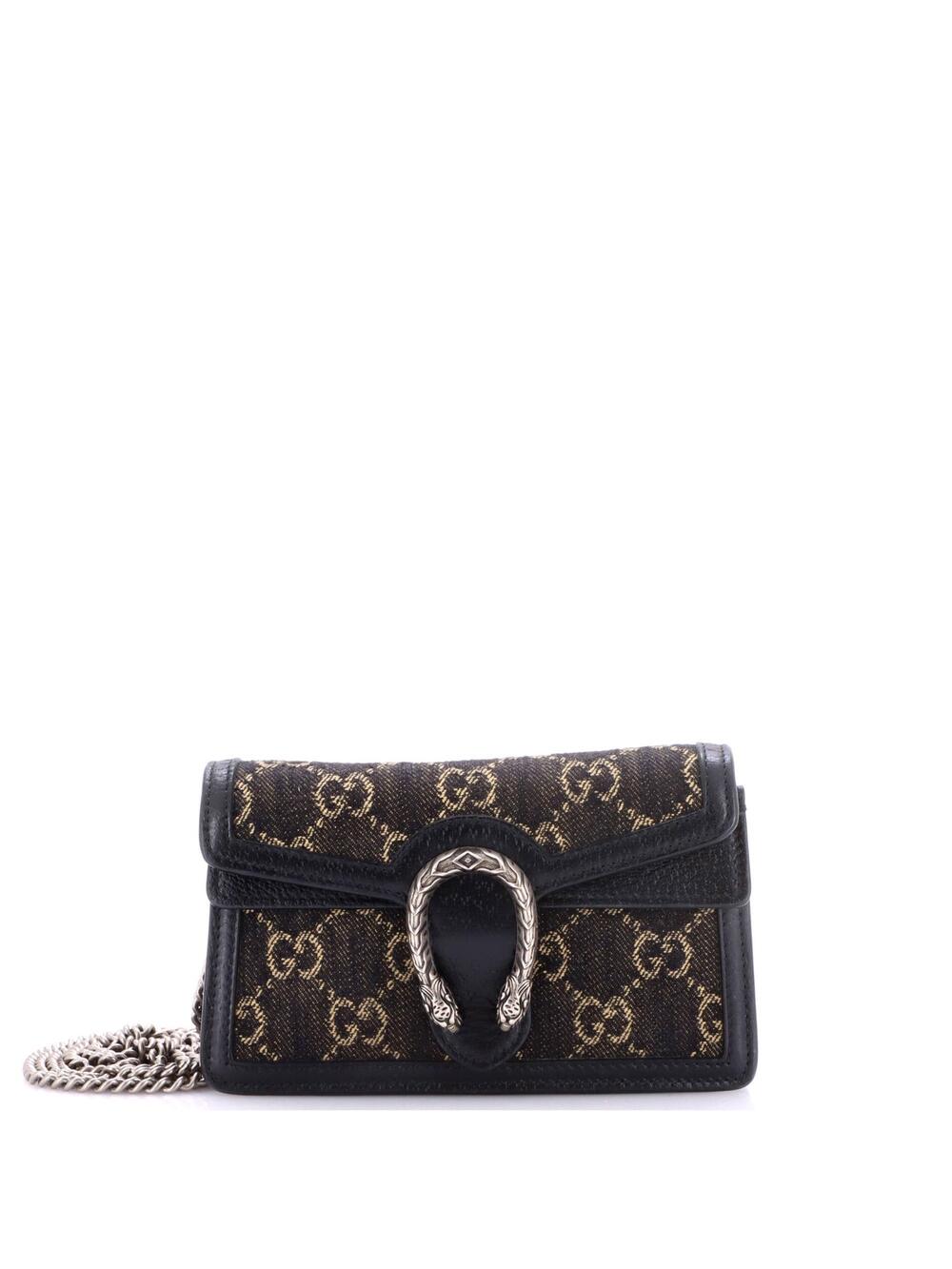 Gucci Dionysus Bag Gg Denim Super Mini #364488G11B